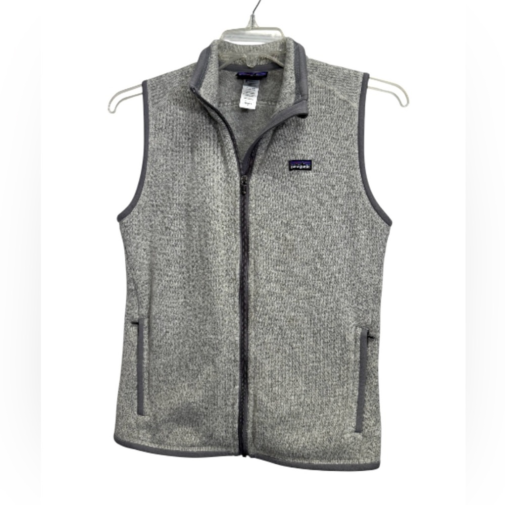 Patagonia Better Sweater Heather Gray Fleece Vest Medium